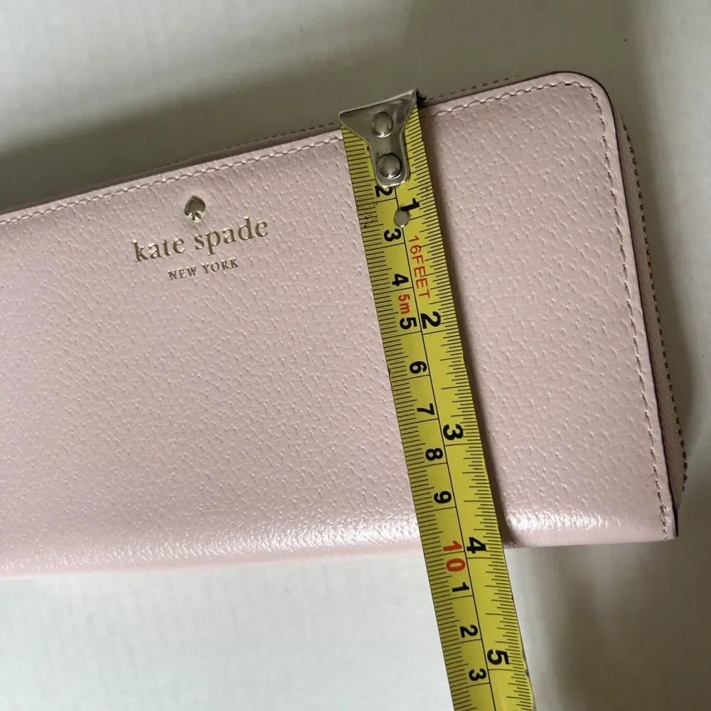 Kate Spade Brynn Large Continental Zip Around Wallet Pink NWOT